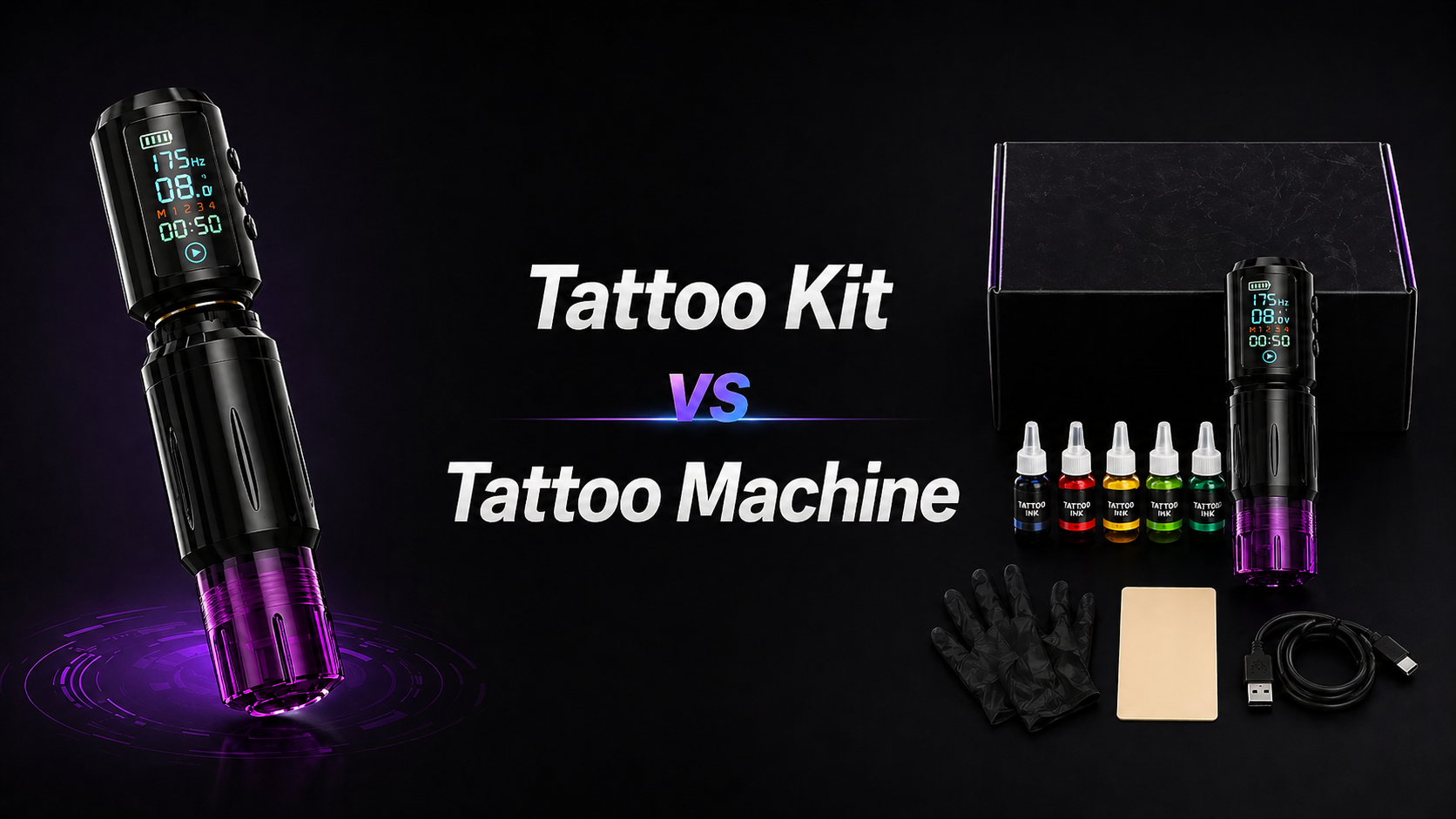 Tattoo Kit vs Tattoo Machine: What Beginners Actually Need