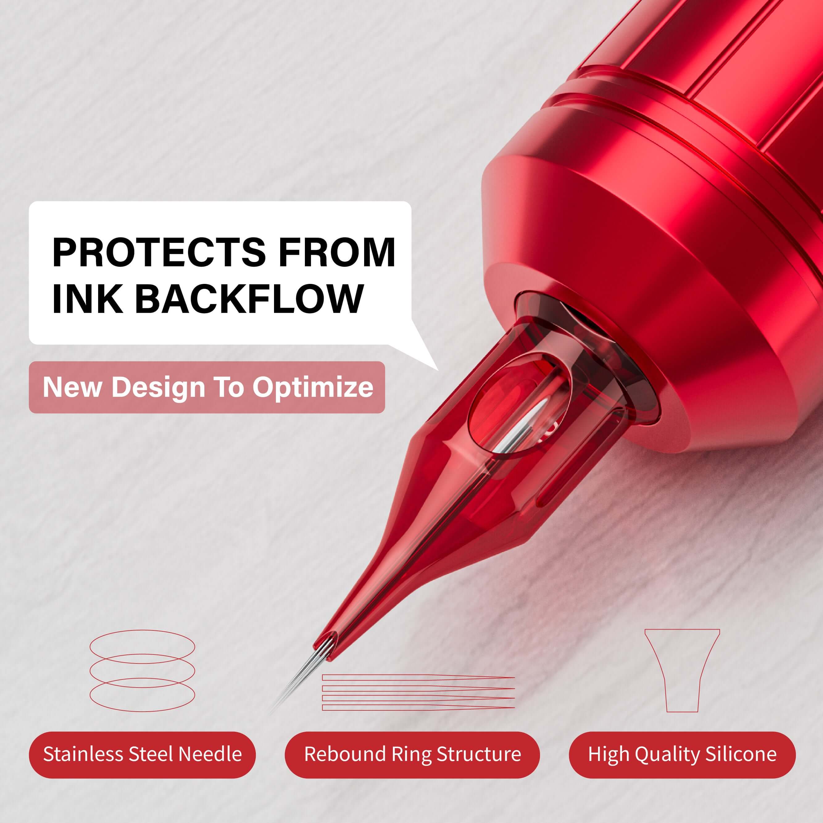 Tattoo Needle Cartridges - 50pc RL RM RS M1 | Neebol THOR