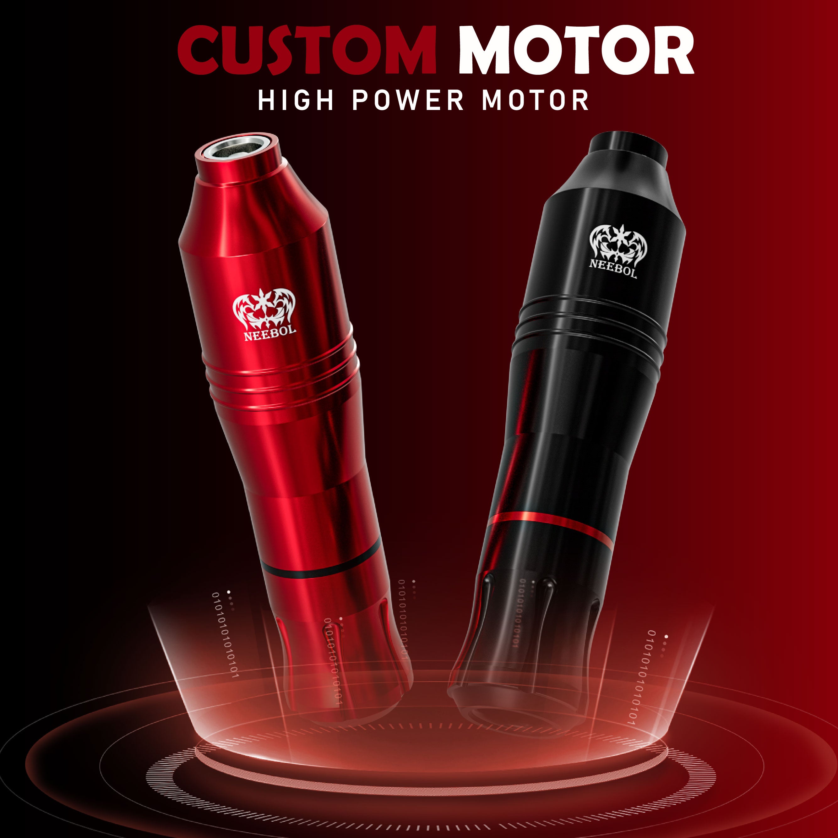 Tattoo Kit - Neebol Rotary Starter Tattoo Gun Kit BT & 67M