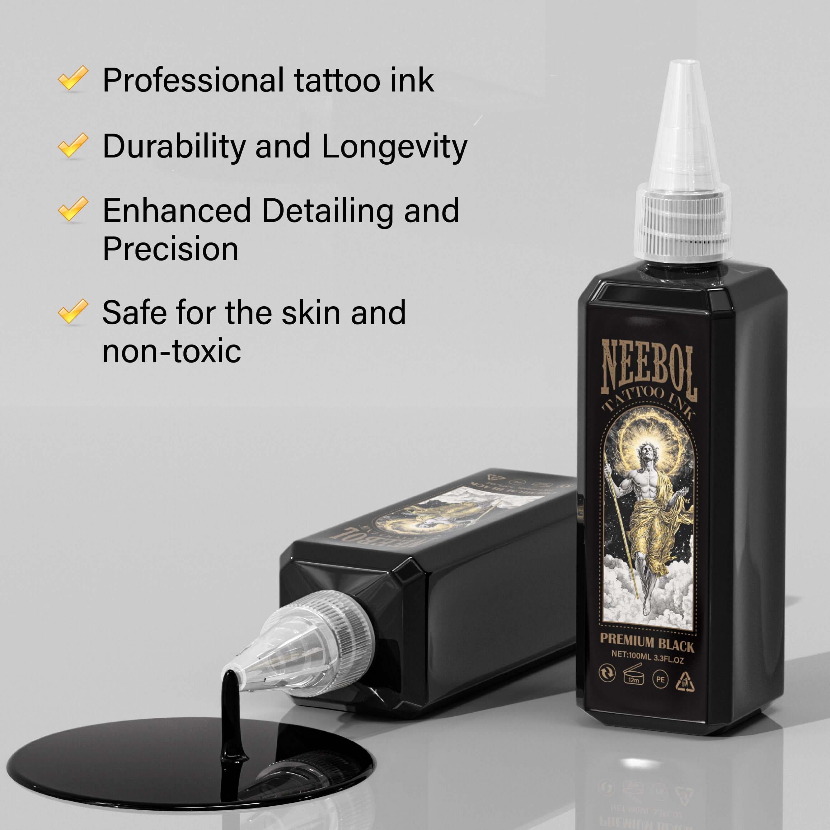 Premium Black Tattoo Ink