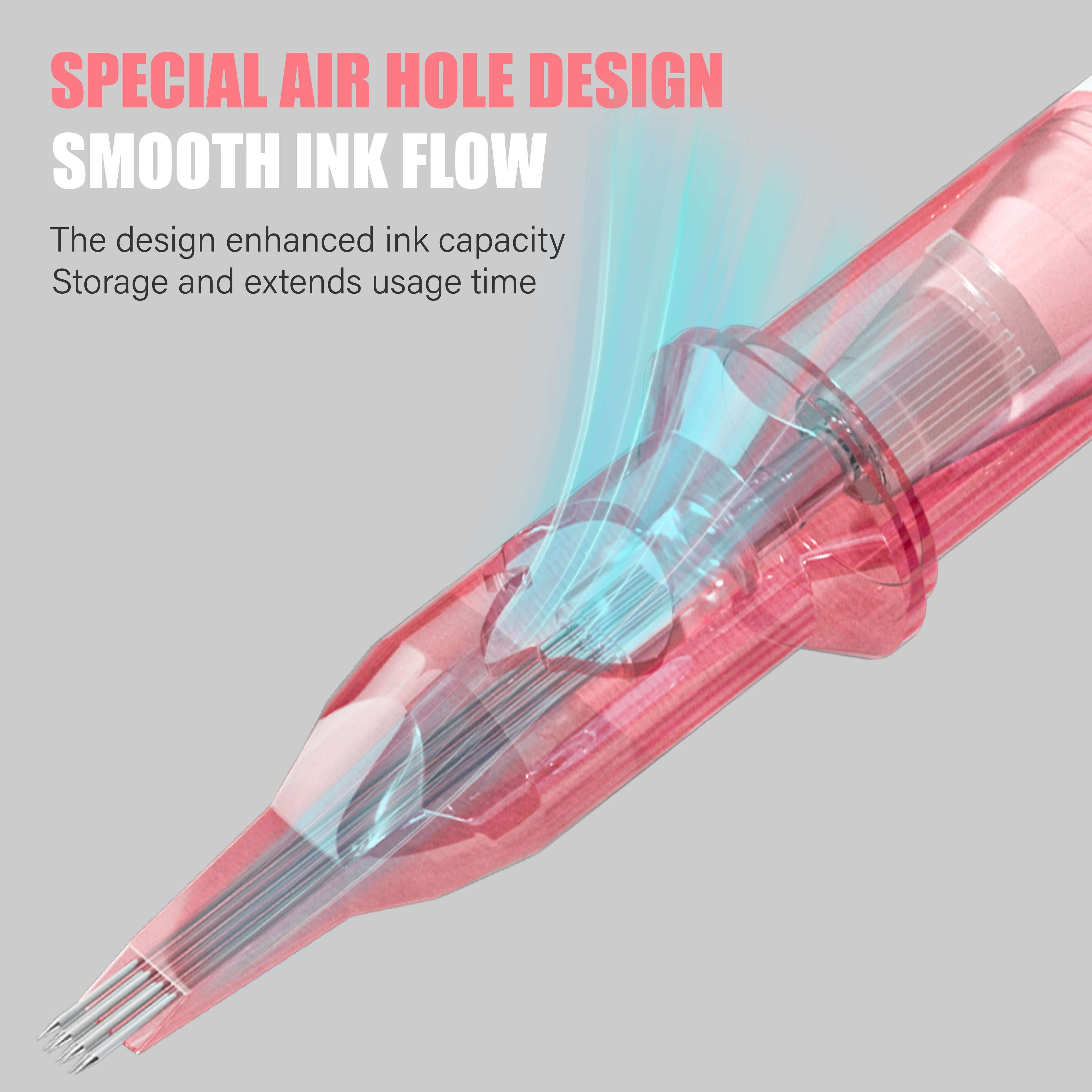 Tattoo Needle Cartridges - 50pcs RL RM RS M1 | Neebol FIRE