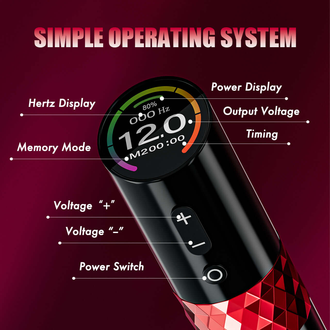 Neebol Rotary Tattoo Pen 4MM Storke | S3 PRO