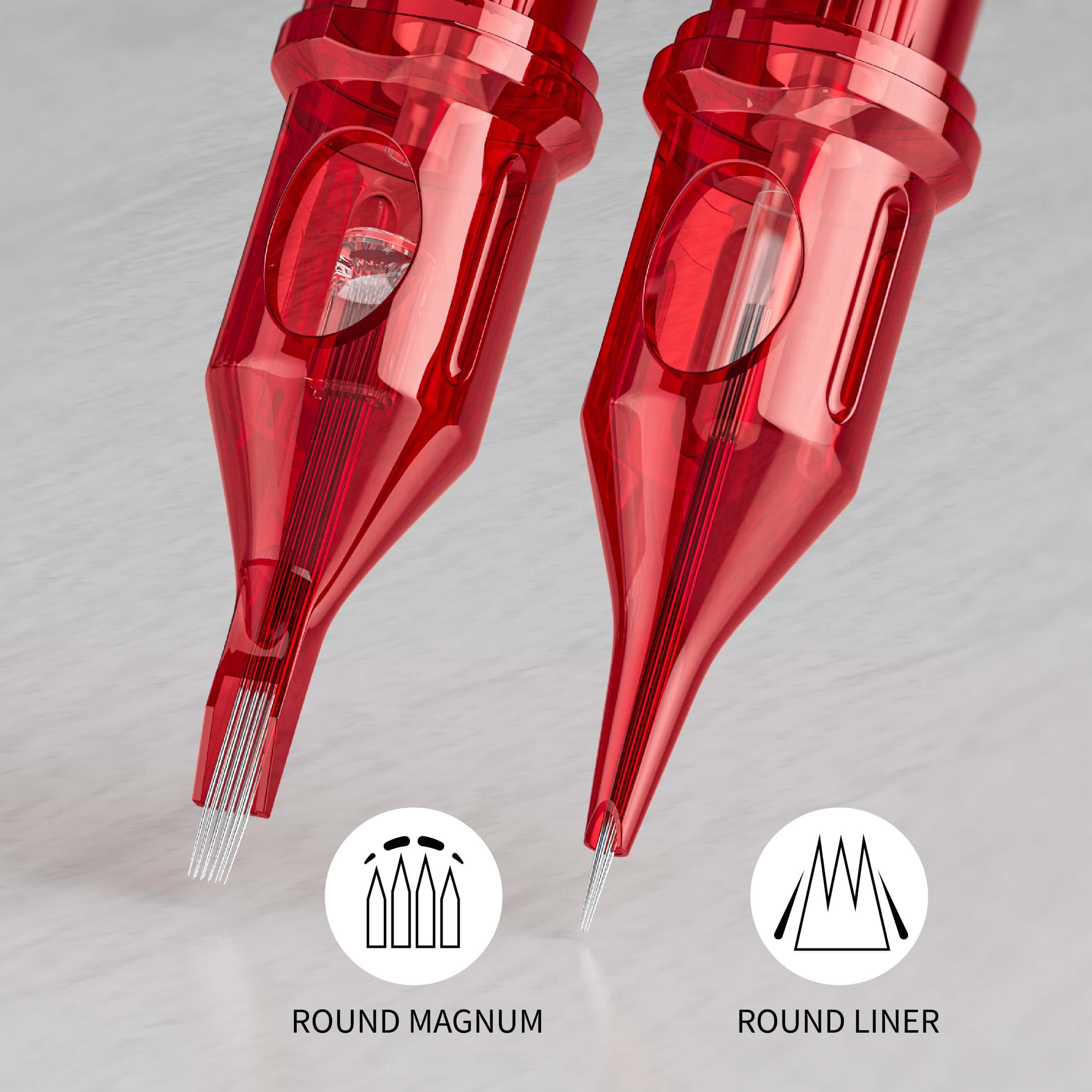 Tattoo Needle Cartridges - 50pc RL RM RS M1 | Neebol THOR