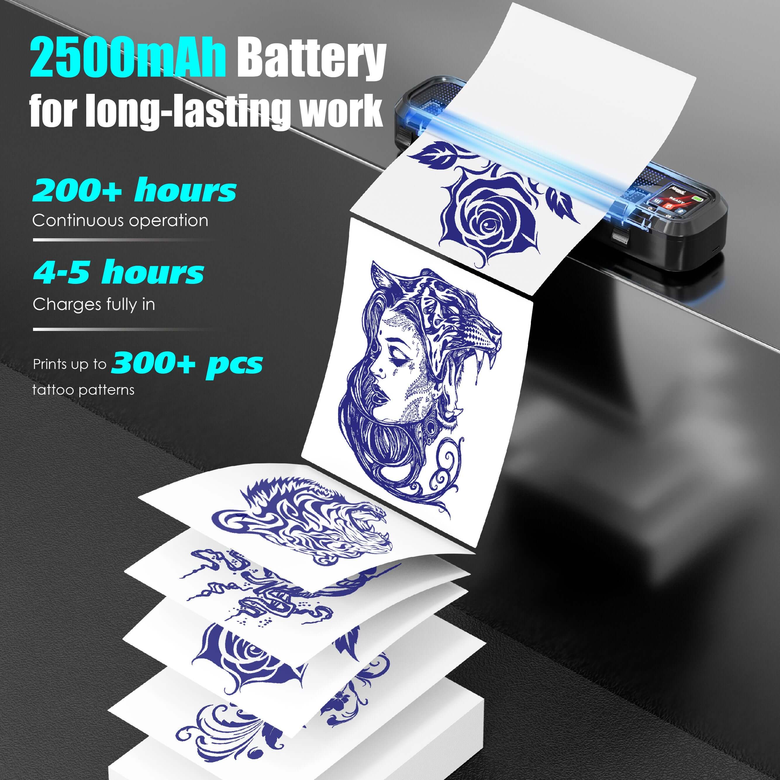 Wireless Tattoo Stencil Printer - Professional | Neebol