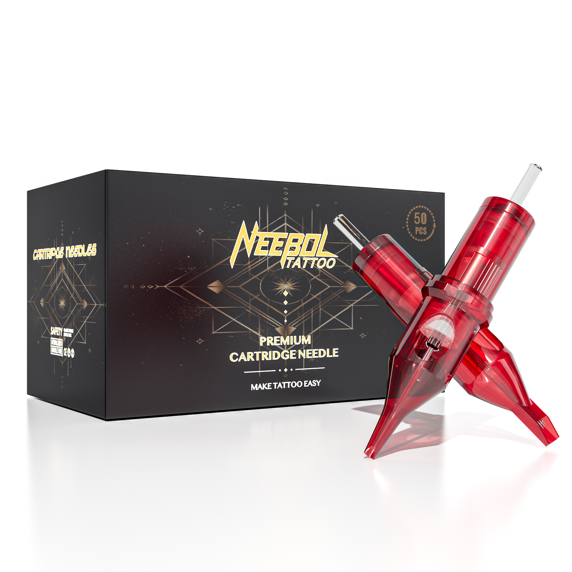 Neebol Tattoo Needle Cartridges - 0.35MM RL RS RM M1 | THOR