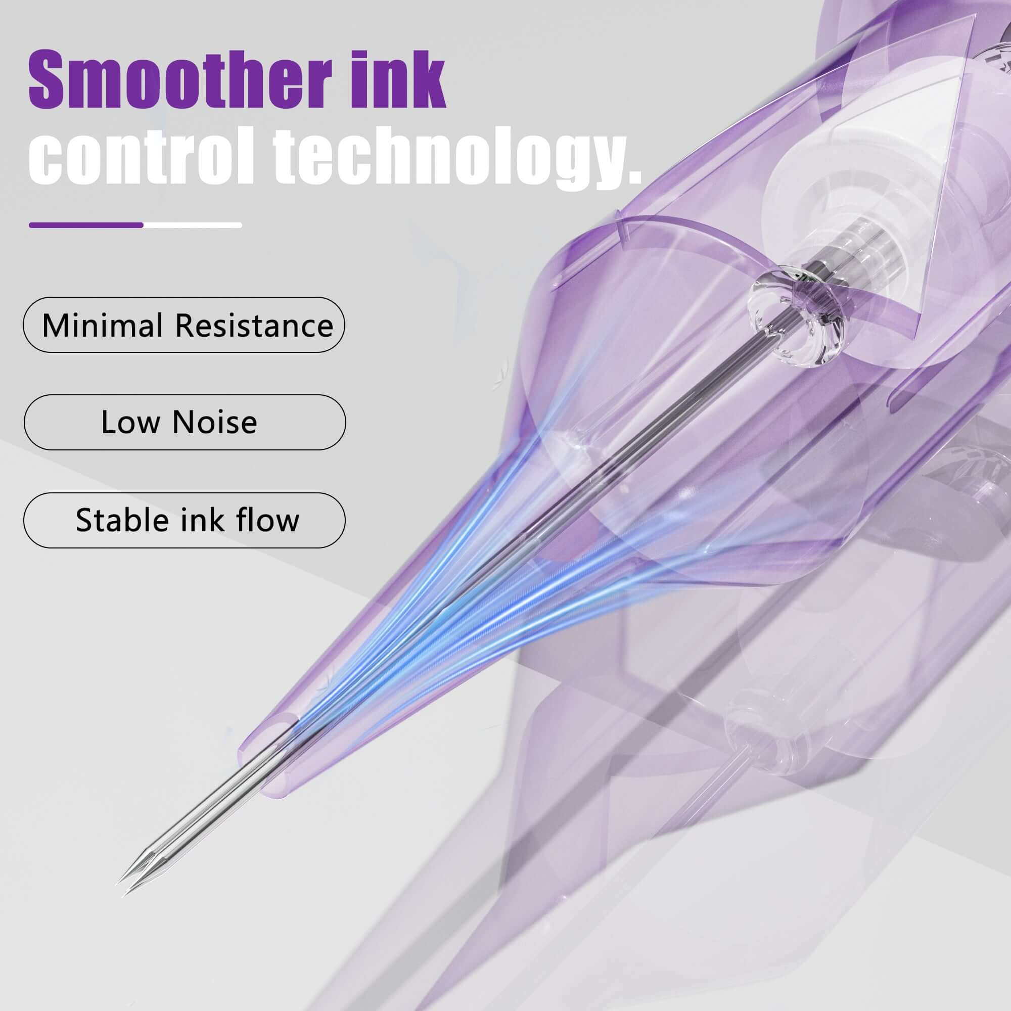 Tattoo Needle Cartridges - 20pc Round Liner | Neebol RHOMB