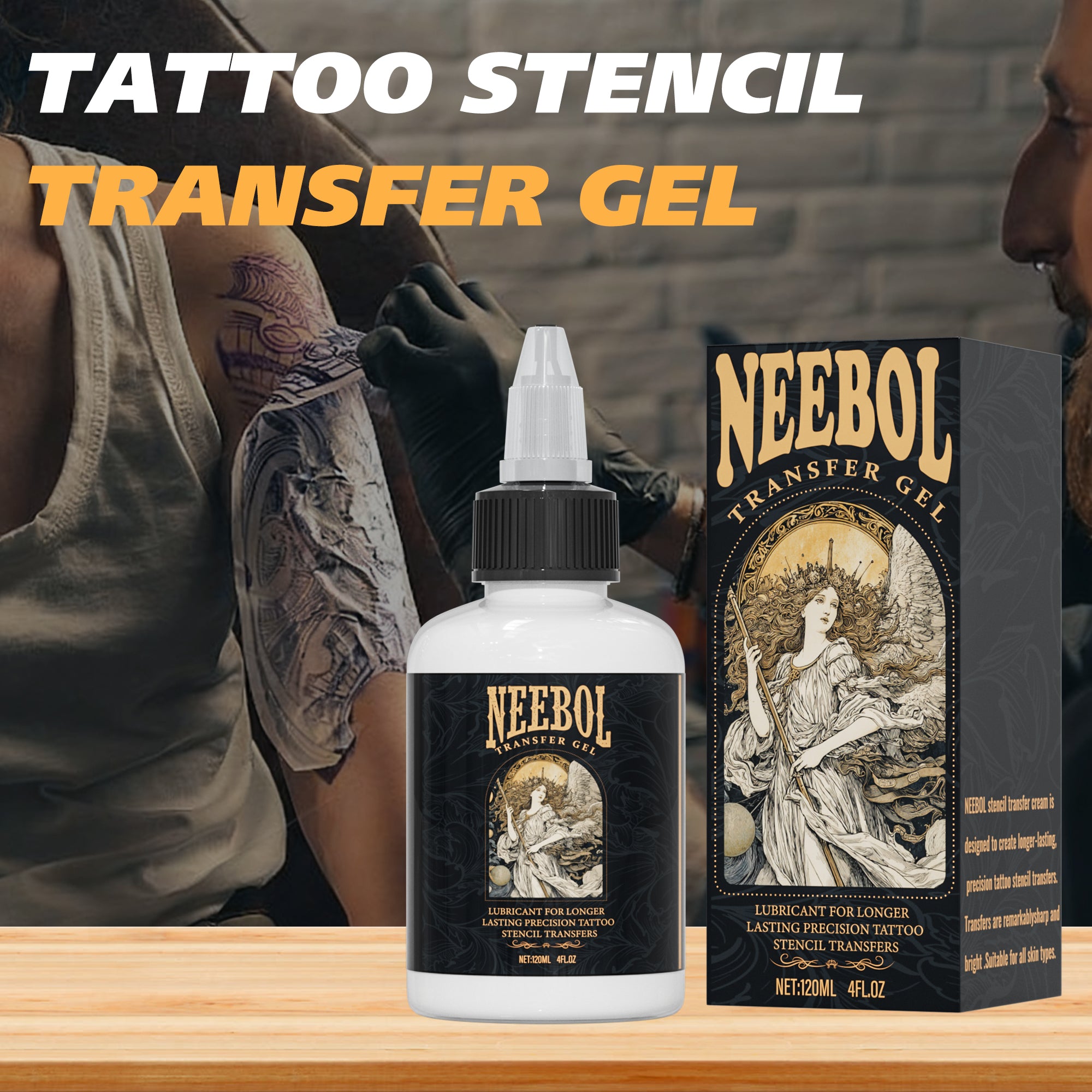 Tattoo Transfer Gel, 120ml | Neebol