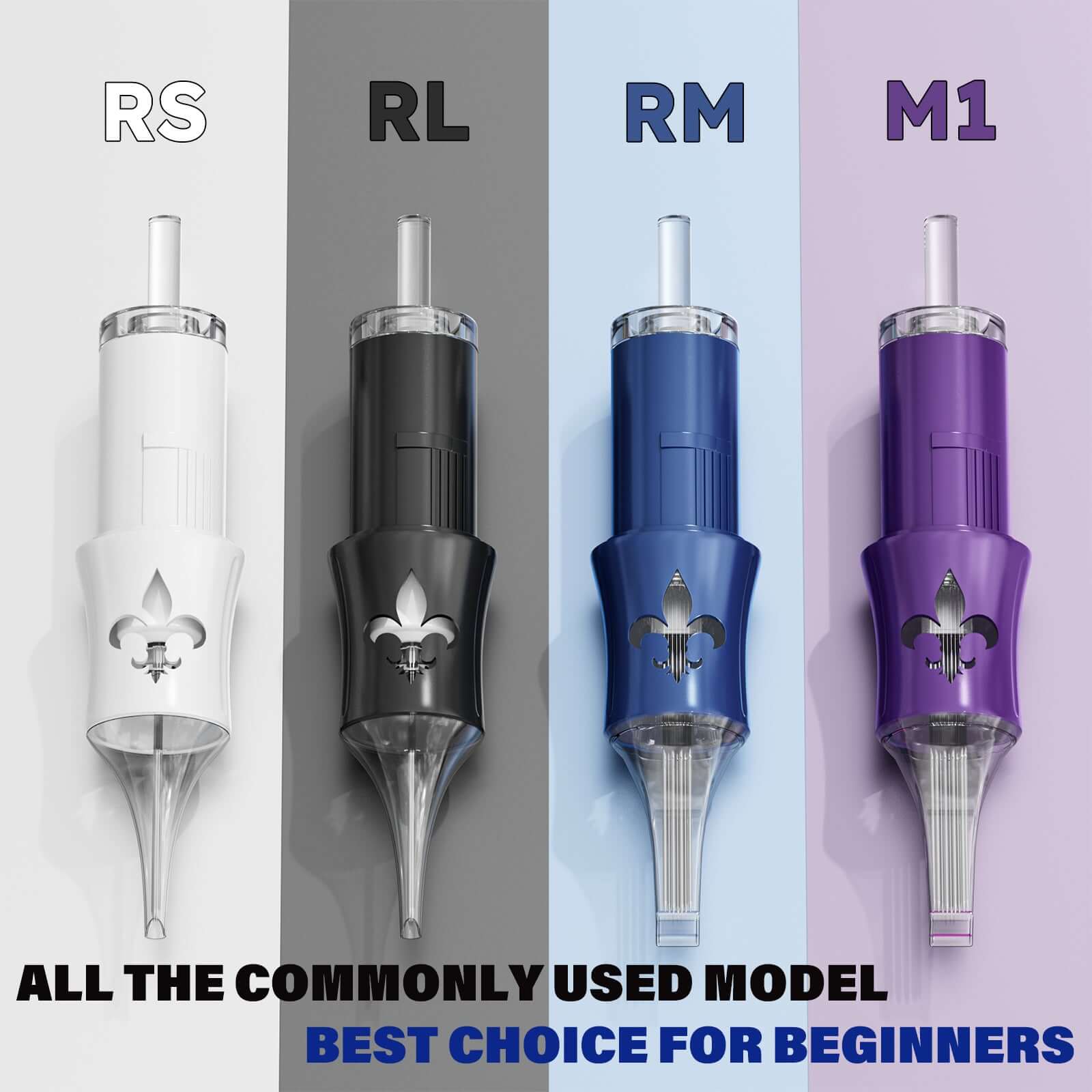 Neebol Tattoo Needles Cartridges - 0.3/0.35MM Round Liner | IRIS