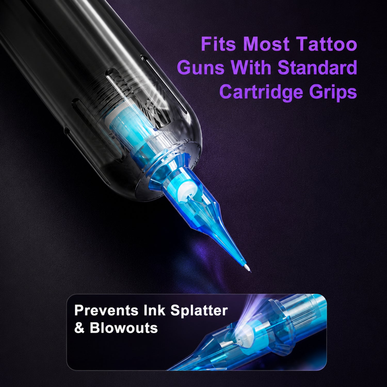 Neebol Tattoo Needle Cartridges - 20pc RLRM/RL/RS/RM/M1 | FLAME