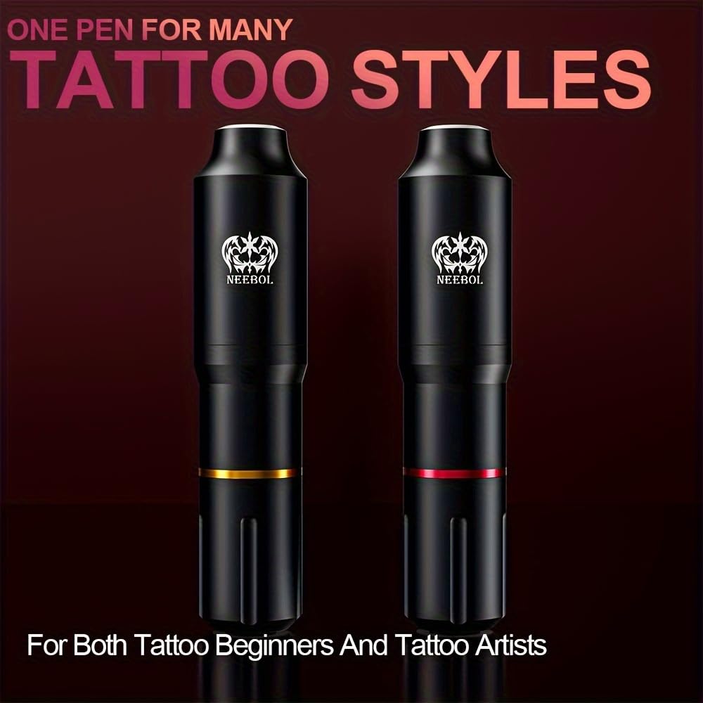 Tattoo Kit - Neebol Rotary Tattoo Gun Starter Kit JET & WX6P