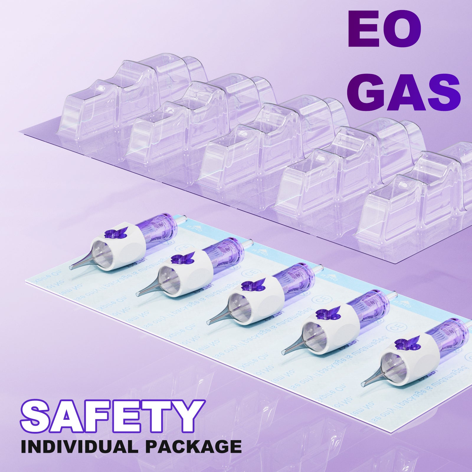 Neebol Tattoo Needle Cartridges - 0.35MM Round Liner | IRIS PRO