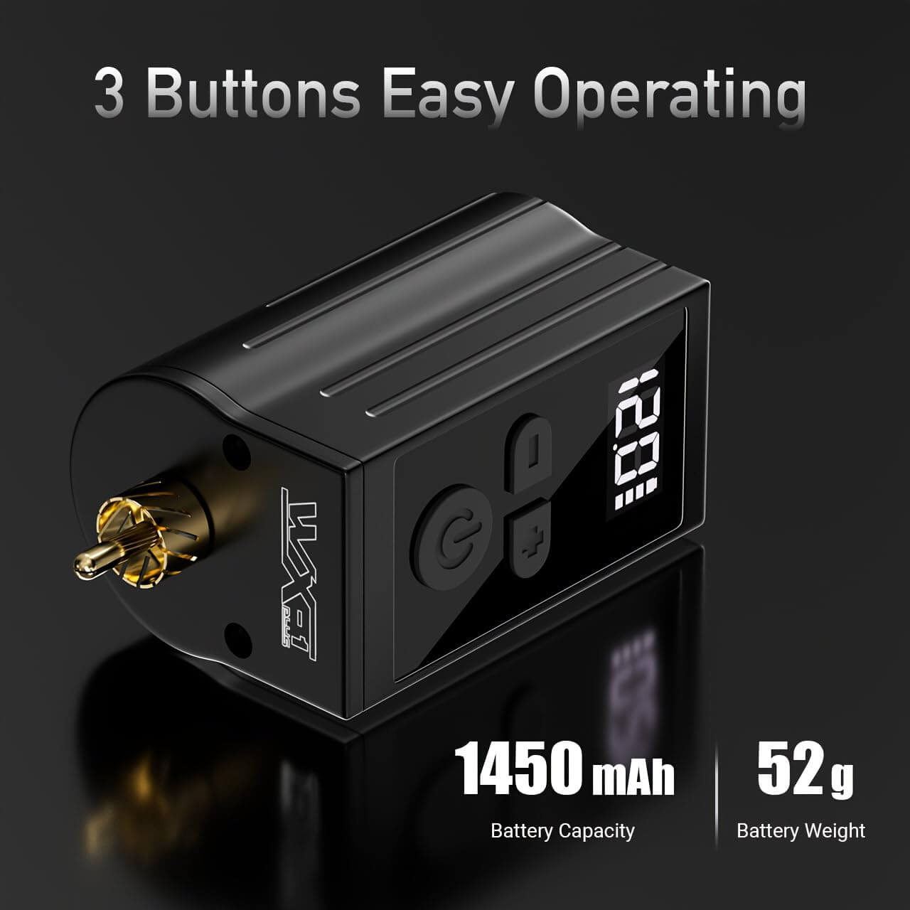 WX1P Wireless Tattoo Battery Power Supply, RCA - Neebol