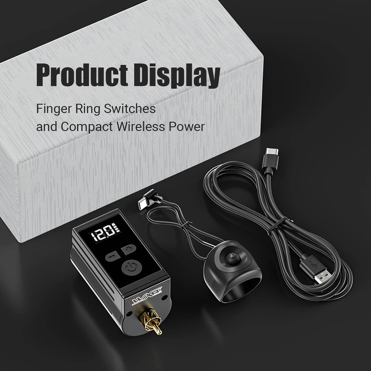 Tattoo Kit - Neebol Wireless Tattoo Machine Starter Kit NEX & WX1P