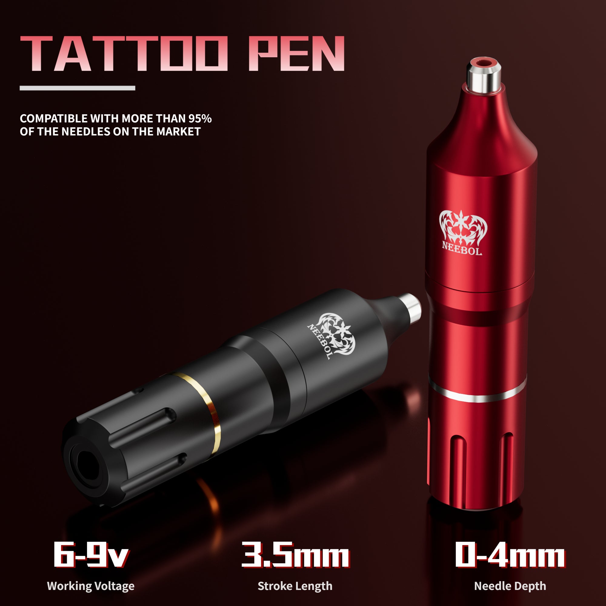 Tattoo Kit - Neebol Wireless Tattoo Gun Starter Kit VEX & PDY