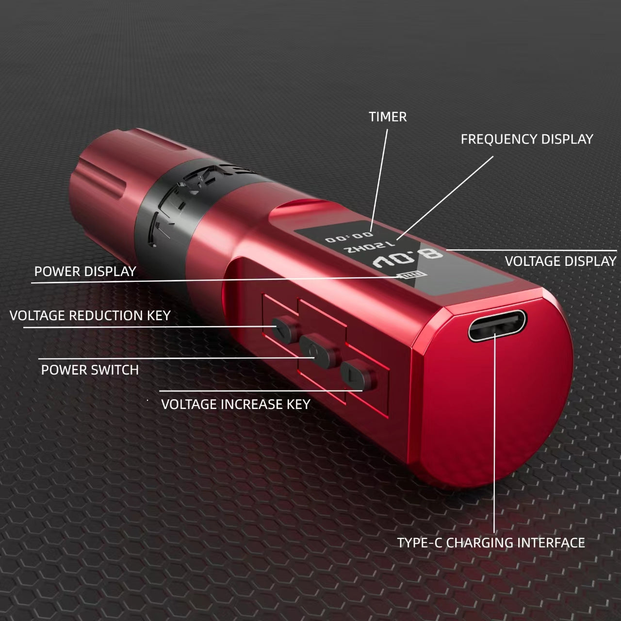 Neebol Wireless Tattoo Gun Kit, 6-Hour Battery Life, Complete Tattoo Machine Package with Everything, Unibody Series