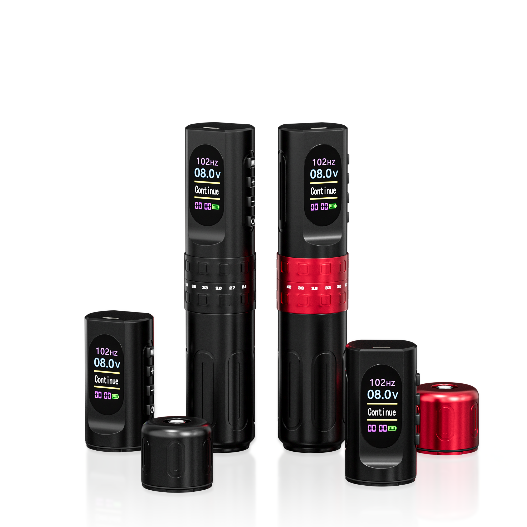 Neebol Wireless Tattoo Machine, 2.4-4.2MM Stroke, Dual Batteries