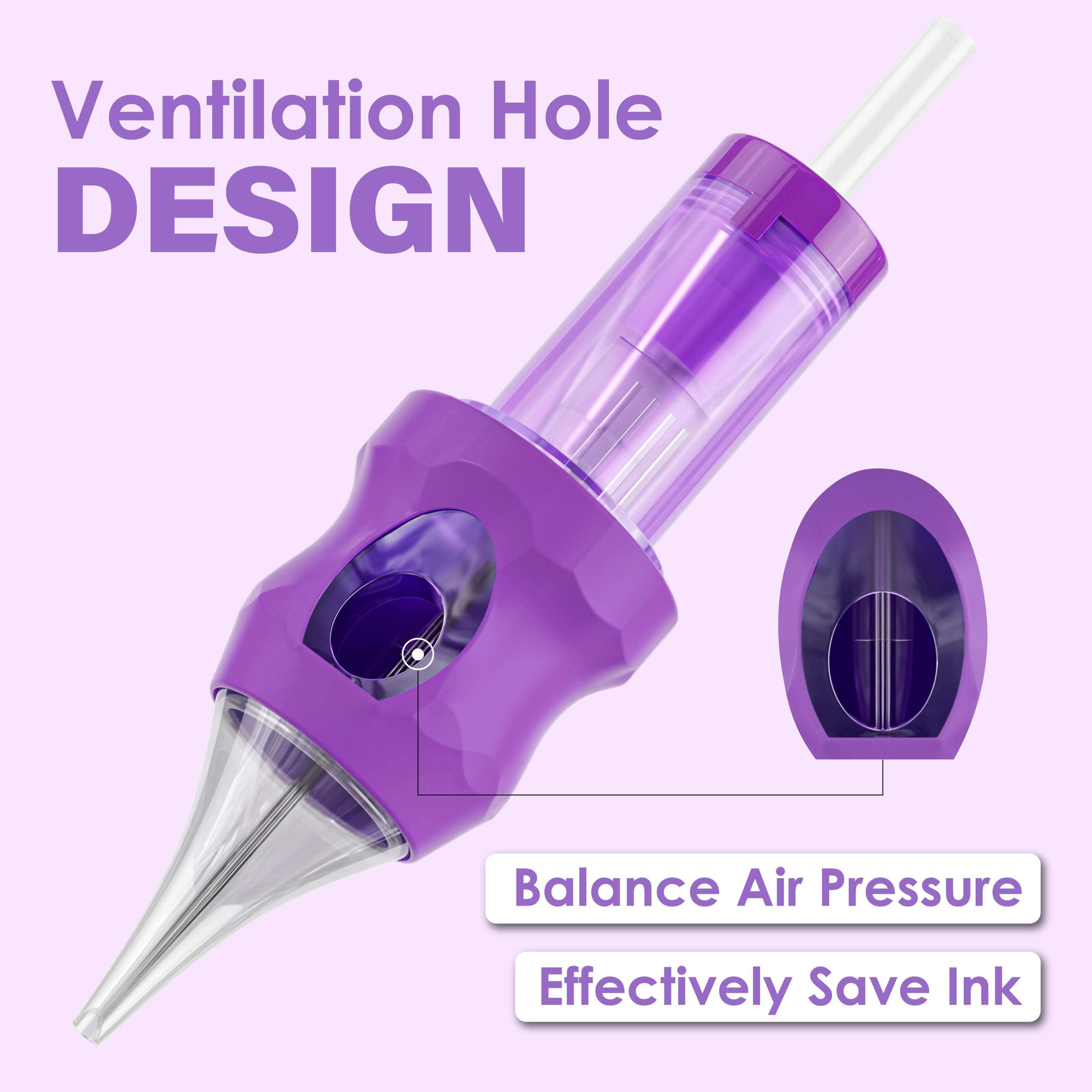 Tattoo Needle Cartridges - 50pcs Round Liner | Neebol PRISM