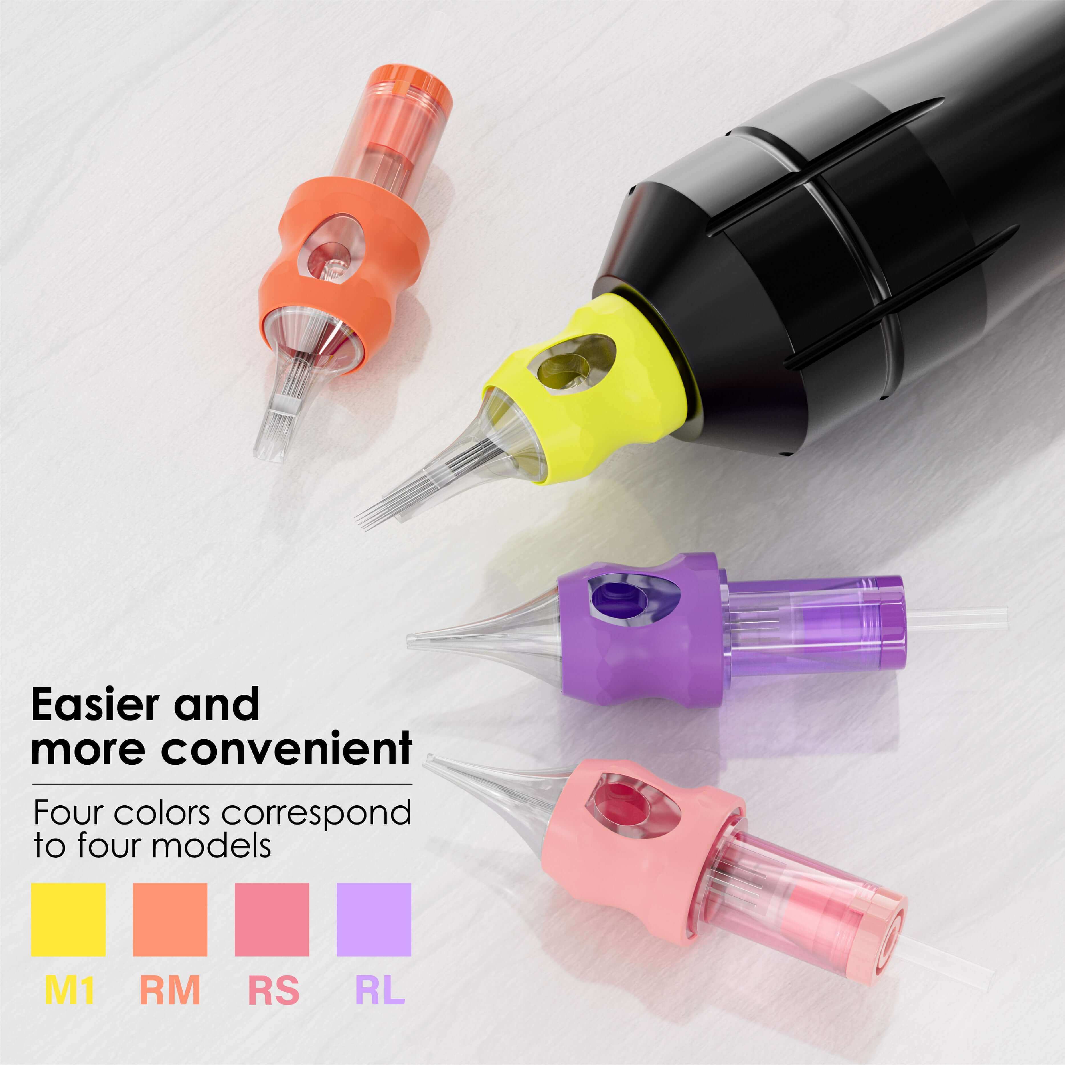 Tattoo Needle Cartridges - 50pcs Round Liner | Neebol PRISM