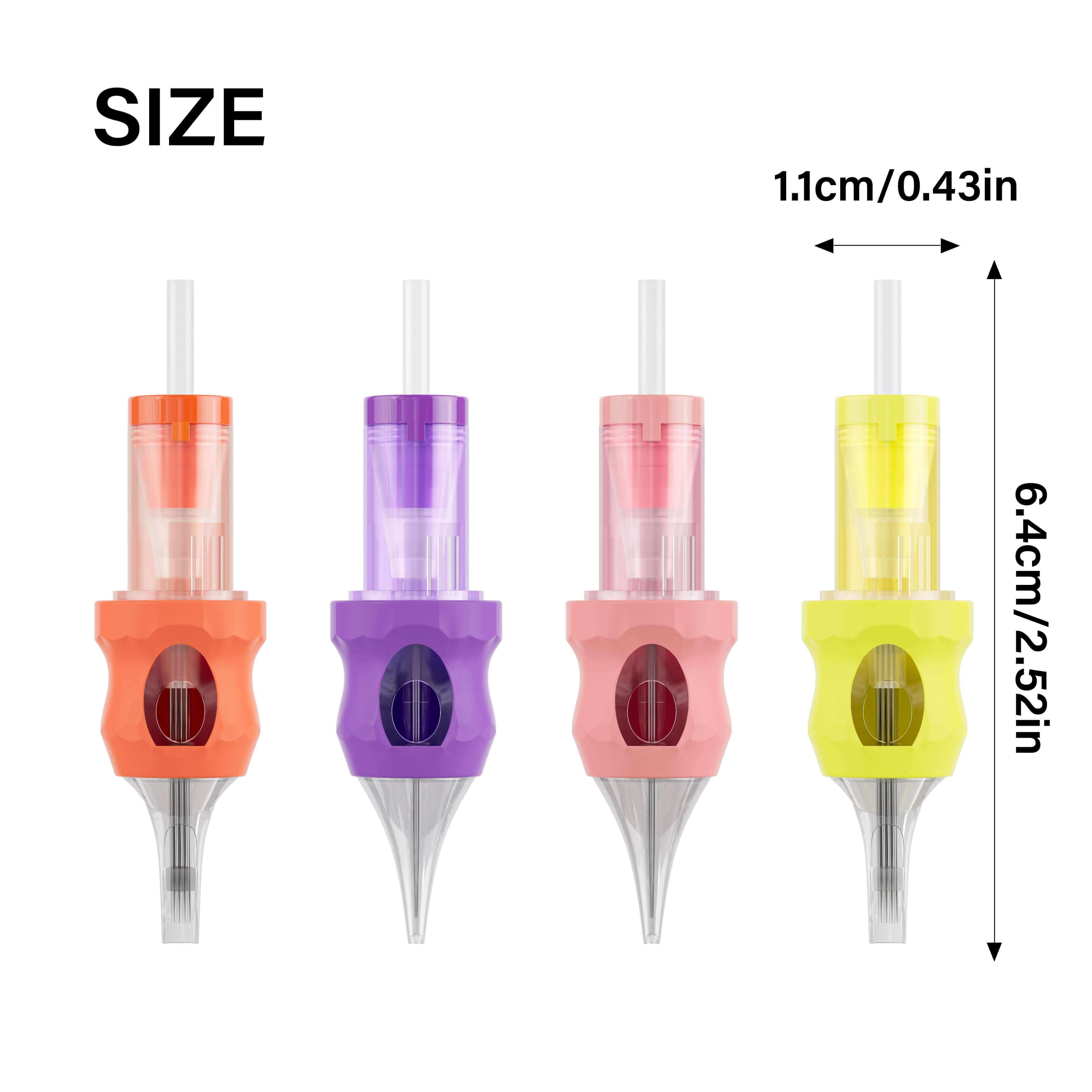 Tattoo Needle Cartridges - 50pcs Round Liner | Neebol PRISM