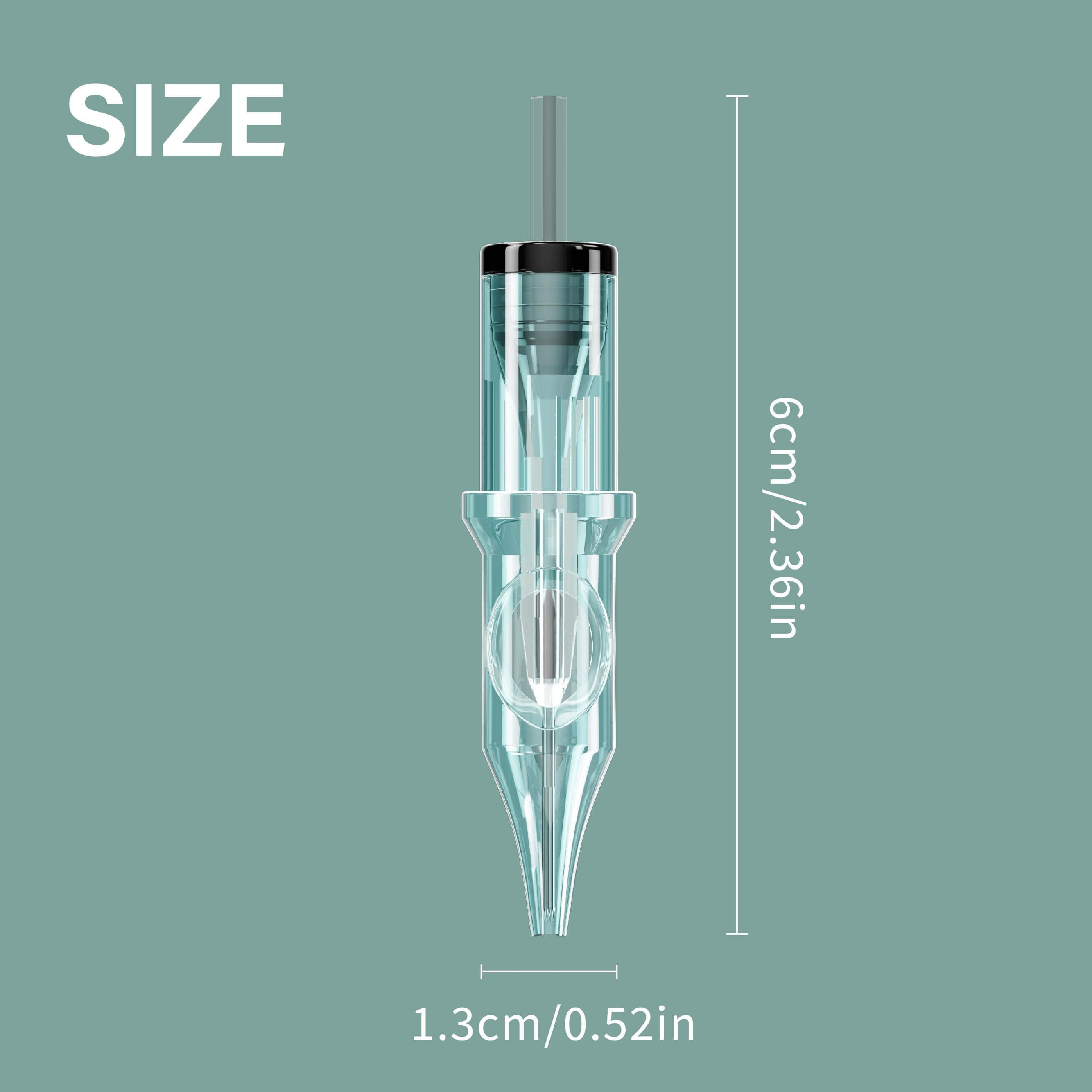 Tattoo Needle Cartridges - 50pc RL RM RS M1 | Neebol EMERALD