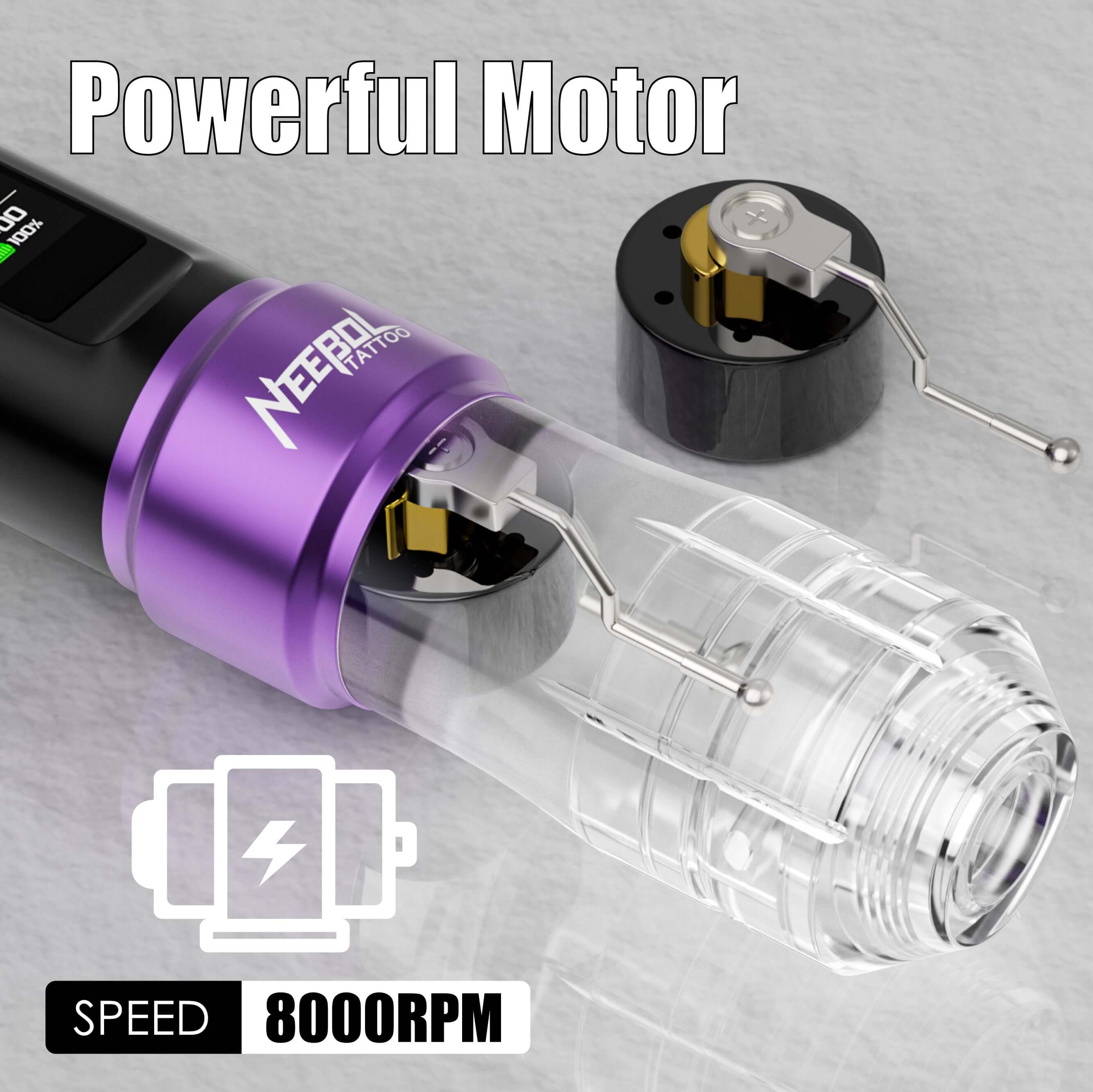 Neebol Wireless Tattoo Pen Machine 4MM Storke | F6