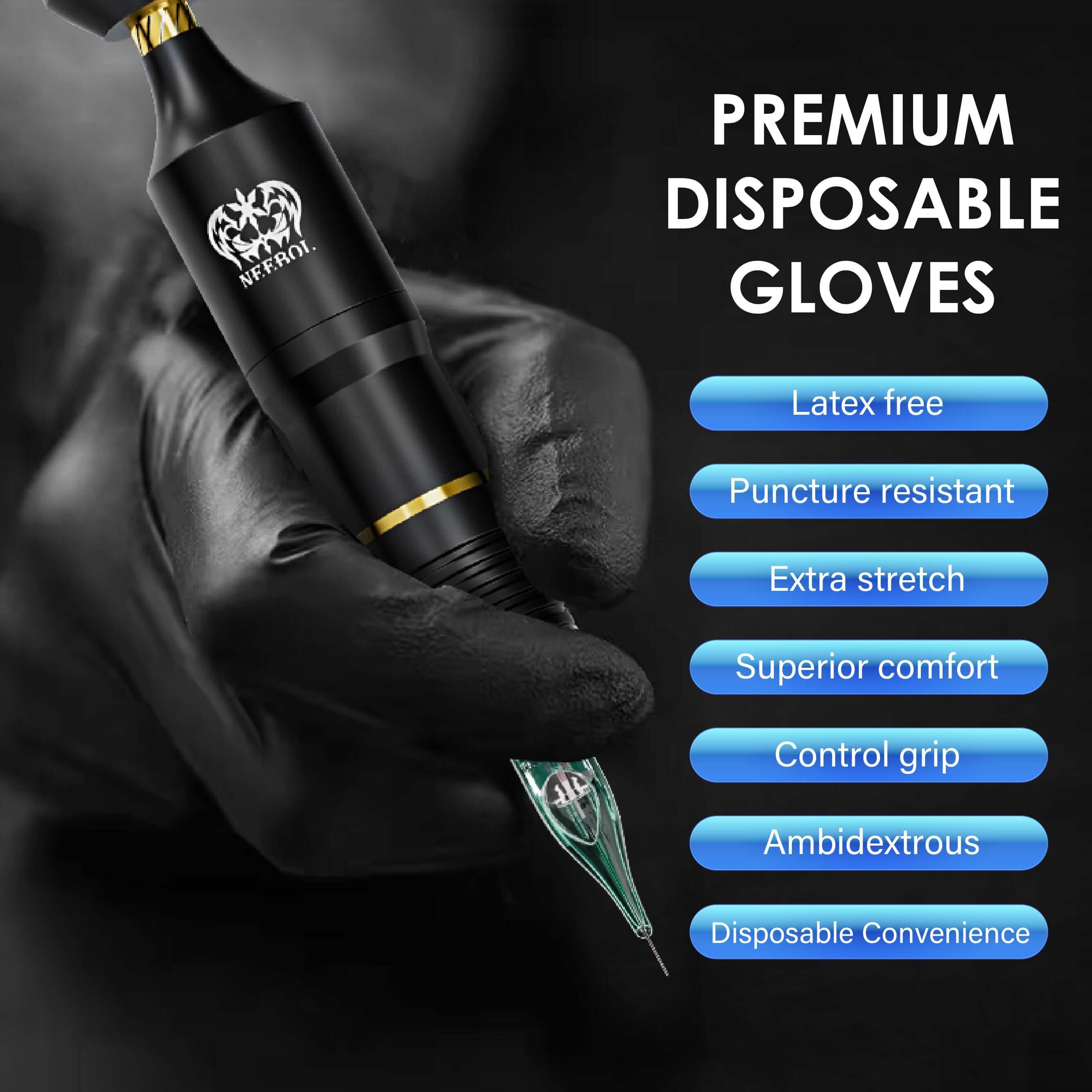 Neebol Disposable Tattoo Groves - S/M/L