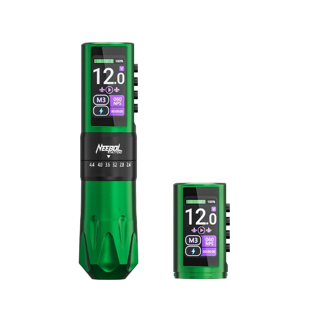 Neebol Tattoo pen for Professional – Rotary Tattoo Gun | R3 PRO Green