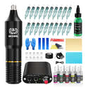 Kit Tatoueur Sans Fil Neebol - Pistolet Tatouage Rotatif Avec écran, 6h Autonomie, Encre Incluse - Pour Débutants Et Pros - 1