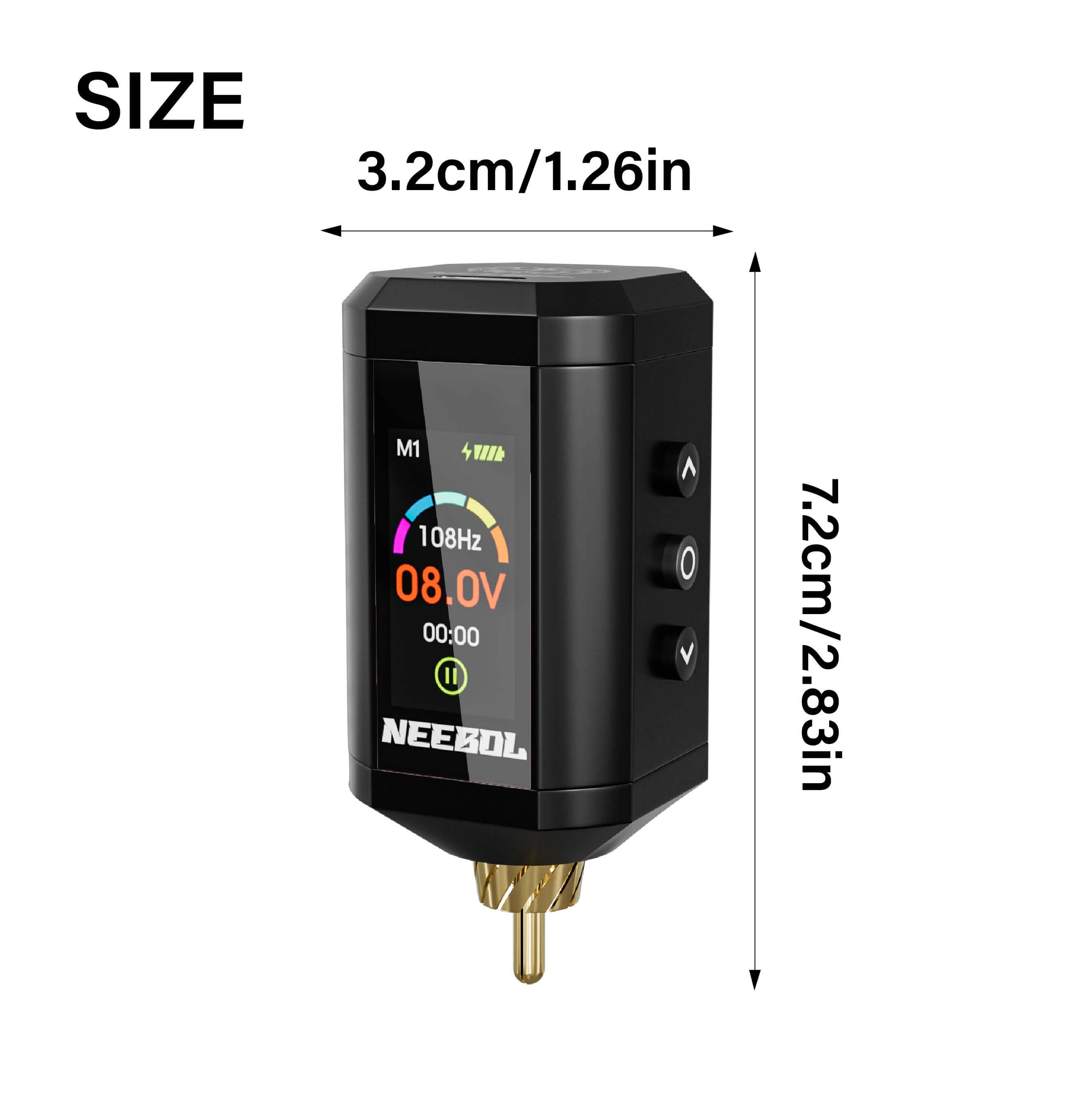 PDY Wireless Tattoo Battery Power Supply, RCA - Neebol