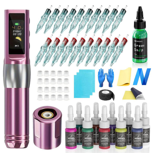 Tattoo Kit - Neebol S2 PRO Professional Tattoo Machine Kit