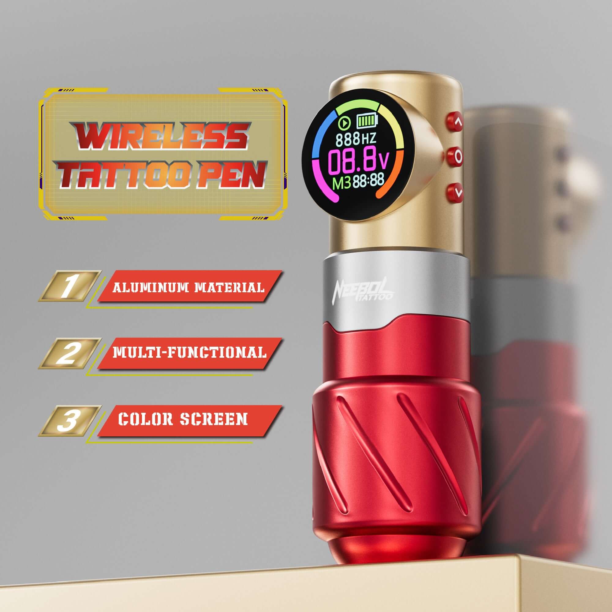 Professional Tattoo Kit - S4 Rotary Tattoo Machine | Neebol