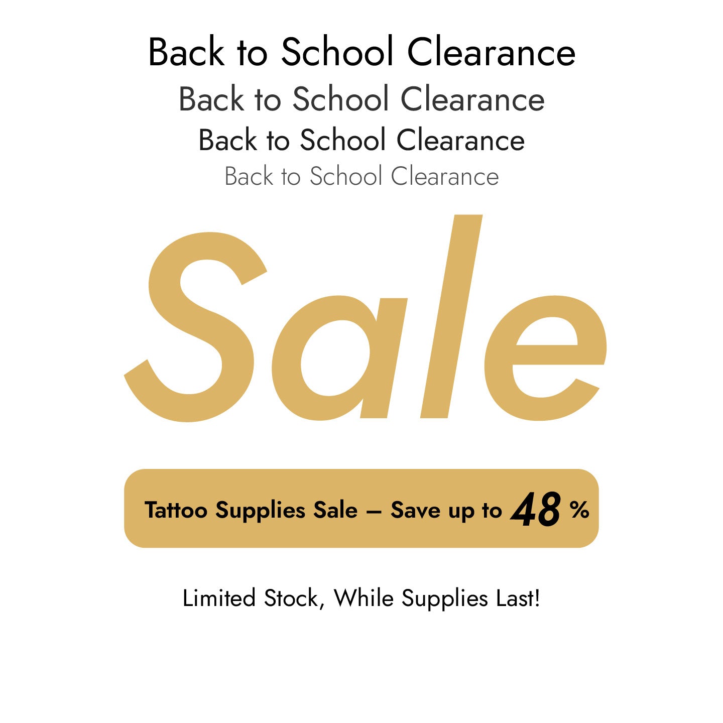 Tattoo Kit & Machine Clearance | Discount Tattoo Supplies