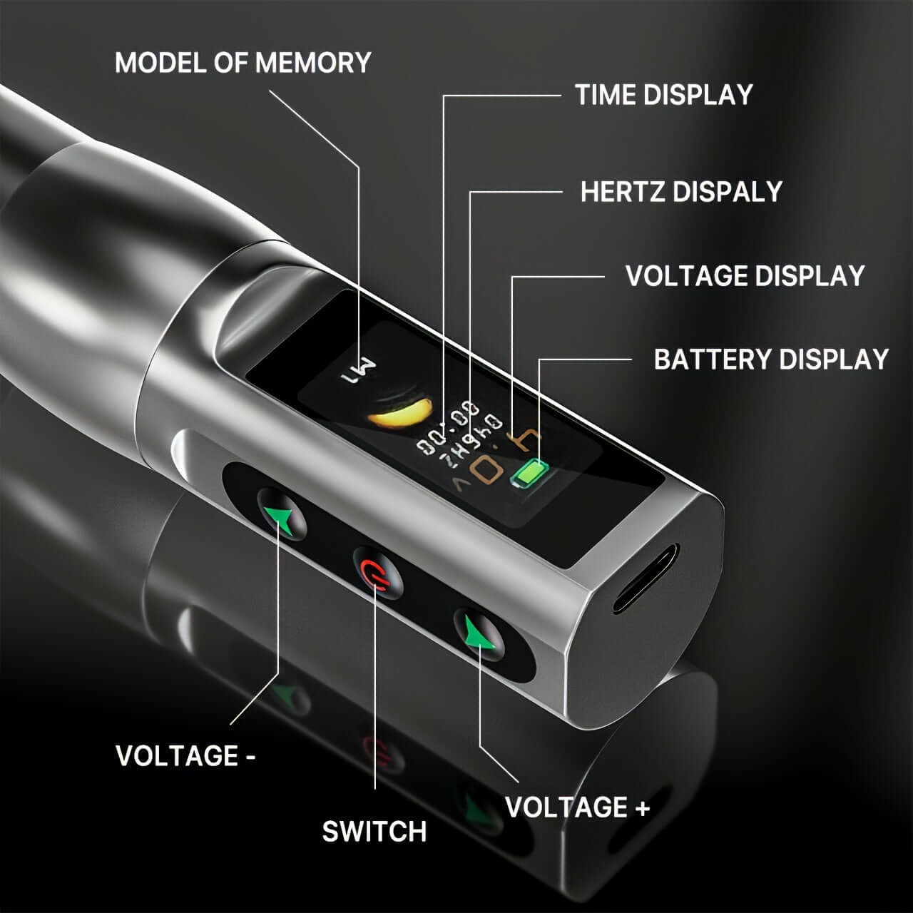 Neebol Tattoo Pen 3.5MM Stroke, PMU | S2 PRO