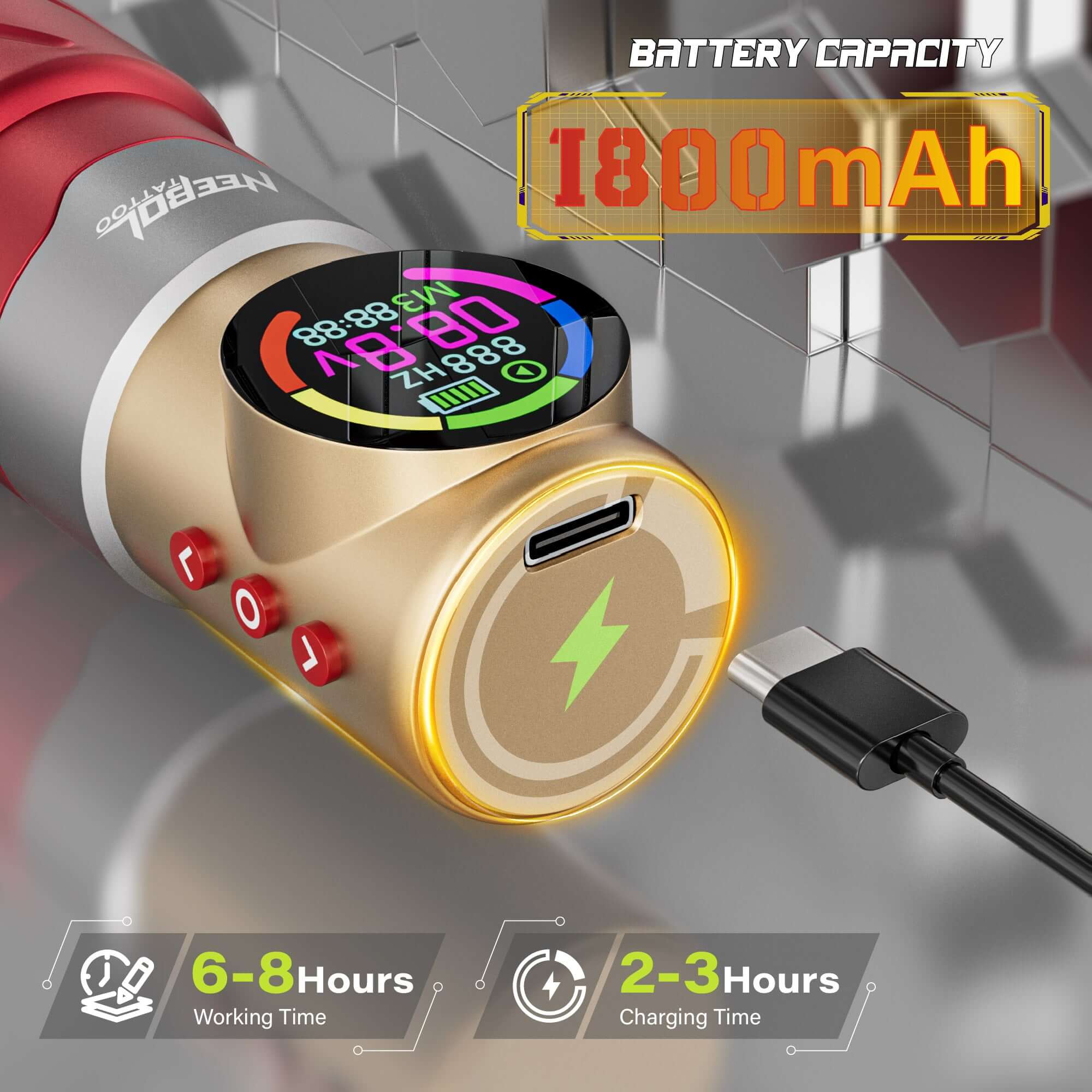 Professional Tattoo Kit - S4 Rotary Tattoo Machine | Neebol