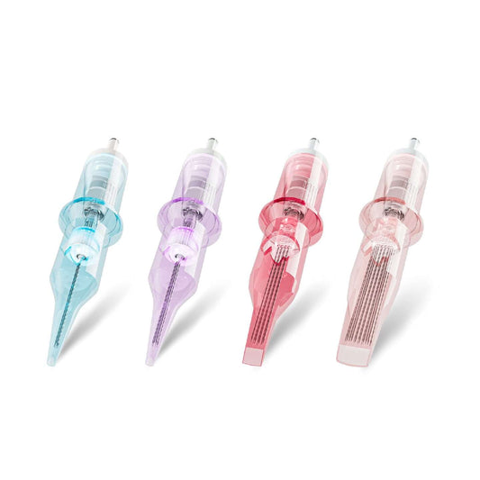Tattoo Needle Cartridges - 50pcs RL RM RS M1 | Neebol FIRE