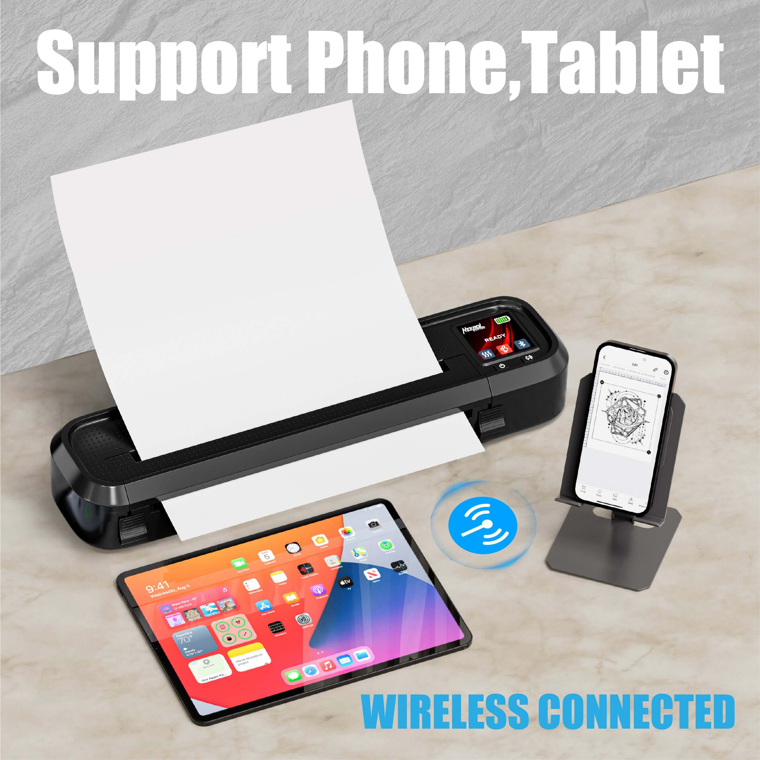 Wireless Tattoo Stencil Printer - Professional | Neebol