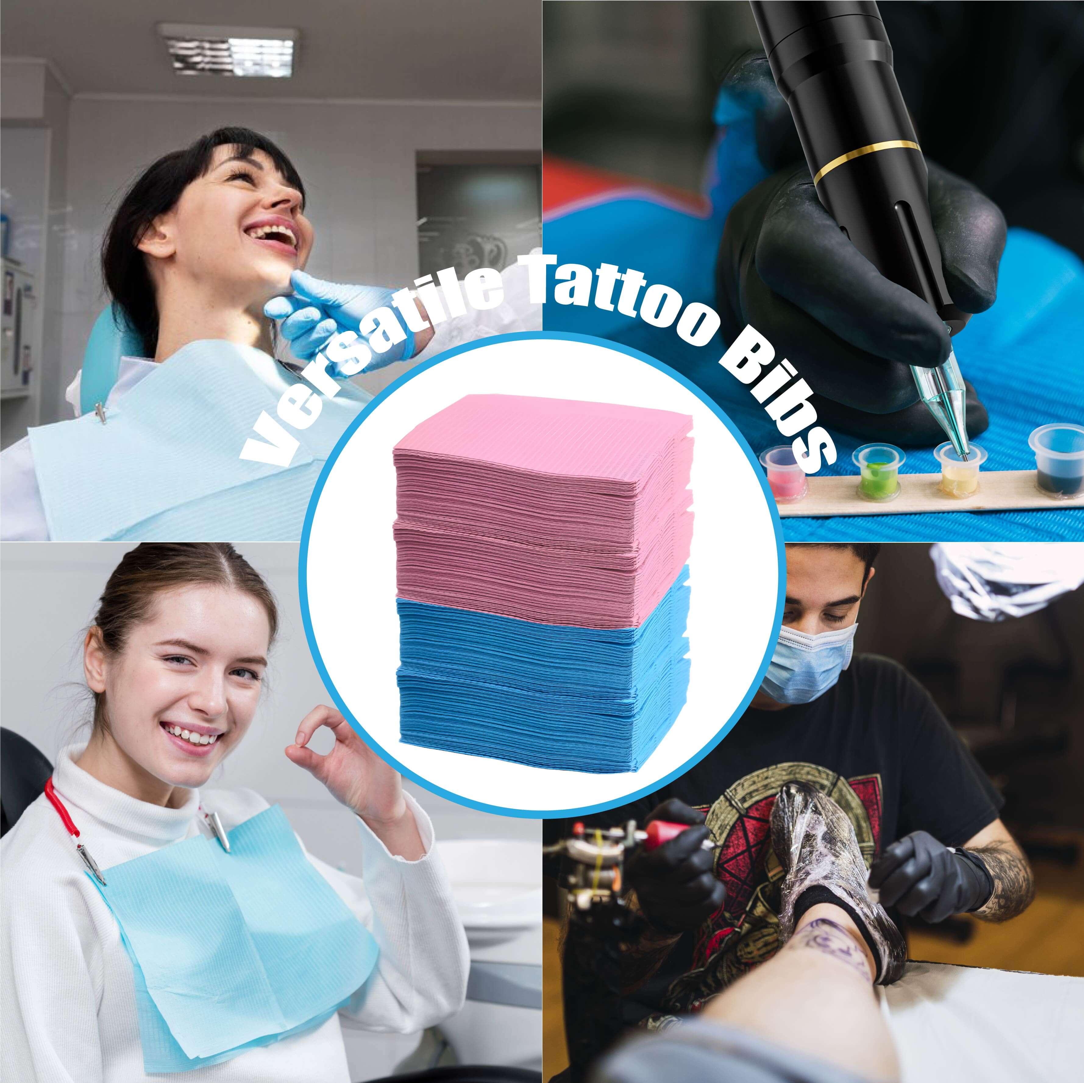 Neebol Disposable Waterproof Tattoo Table Mats – 50/125PC