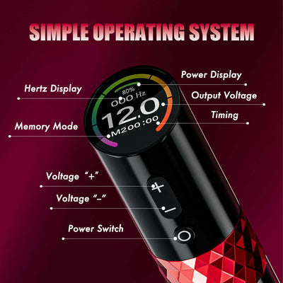 Neebol Rotary Tattoo Pen 4MM Stroke | S3 PRO