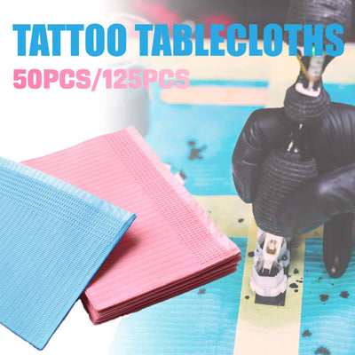 Neebol Disposable Waterproof Tattoo Table Mats – 50/125PC