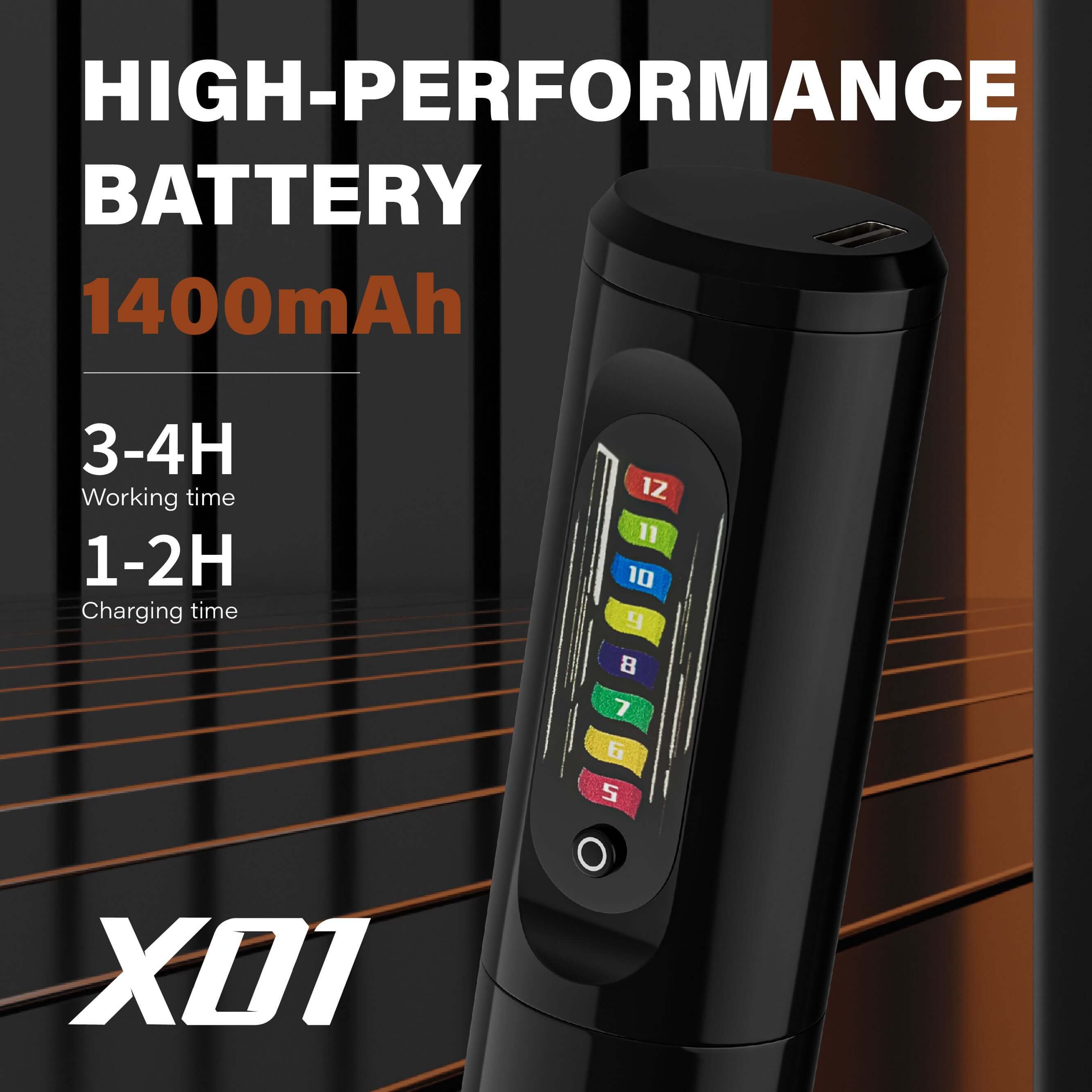 Neebol Rotary Tattoo Machine 4MM Storke | X01