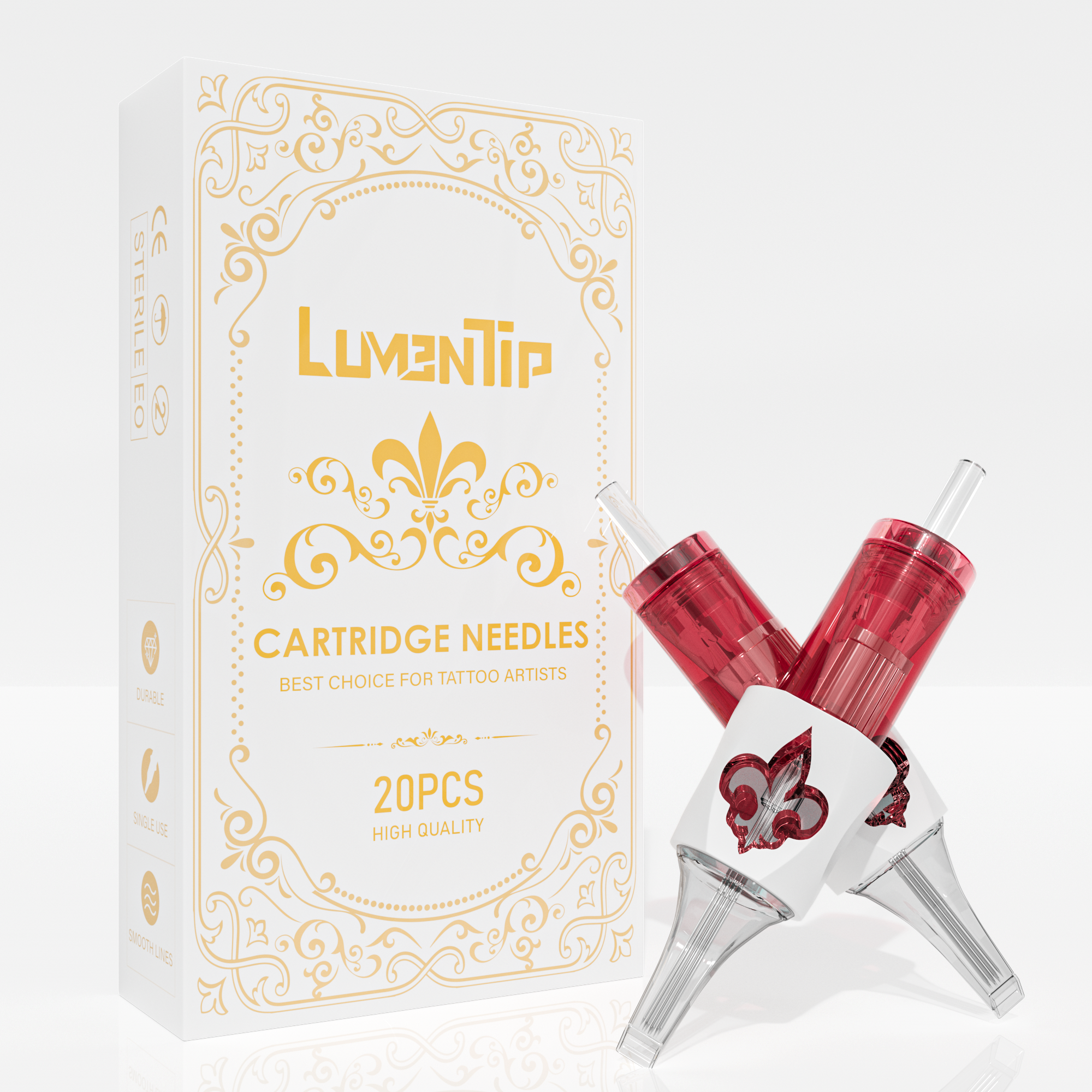 Neebol Tattoo Needle Cartridges - 0.35MM Round Magnum | IRIS PRO