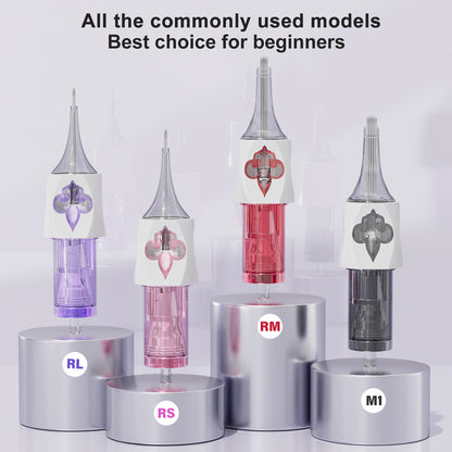 Neebol Tattoo Needle Cartridges - 0.35MM RL RM RS M1 | IRIS PRO