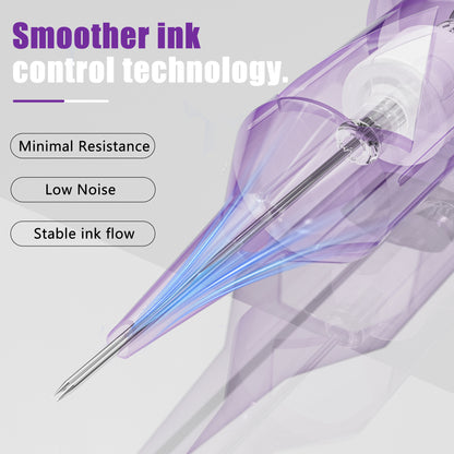 Tattoo Needle Cartridges - 20pc Round Liner | Neebol RHOMB