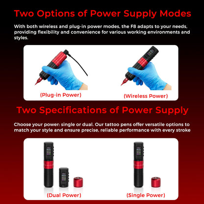 Professional Tattoo Kit – Wireless Tattoo Machine | 2.4-4.2mm Stroke