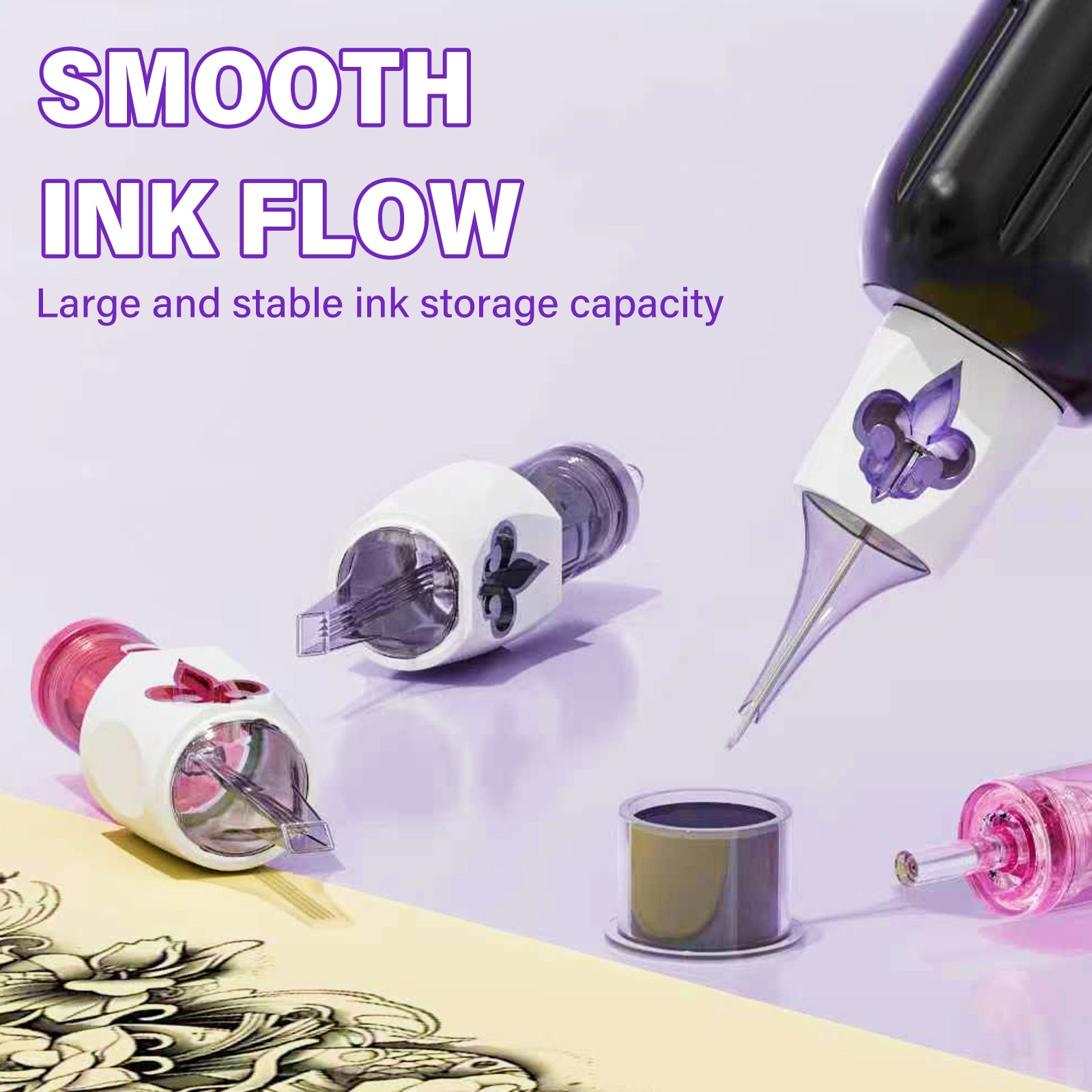 Neebol Tattoo Needle Cartridges - 0.35MM RL RM RS M1 | IRIS PRO