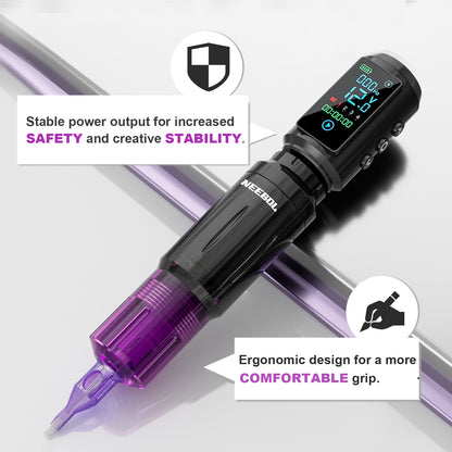 Tattoo Starter Kit Wireless Tattoo Pen with Battery | Neebol