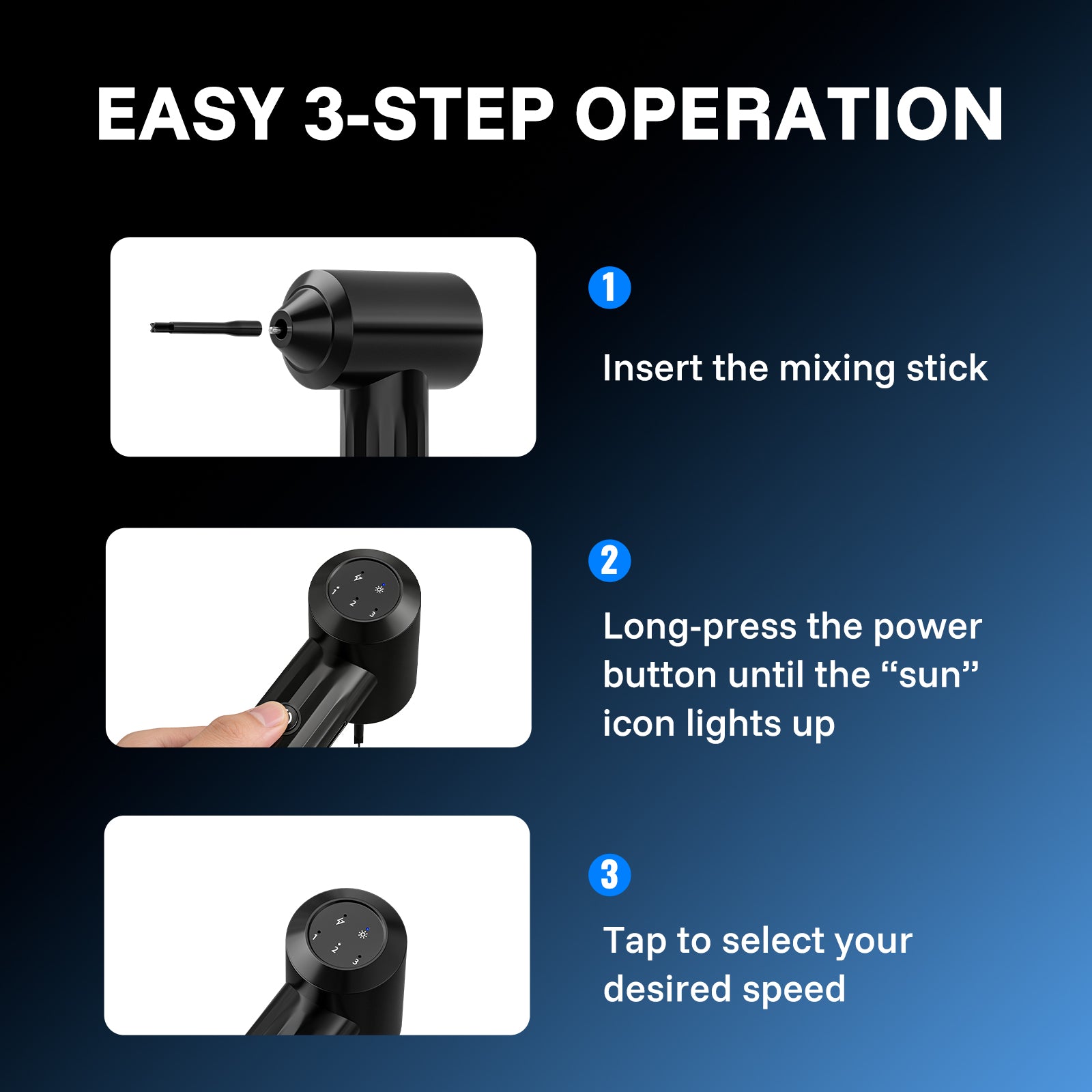 Electric Tattoo Ink Mixer Machine with 105 Mixing Sticks - Neebol