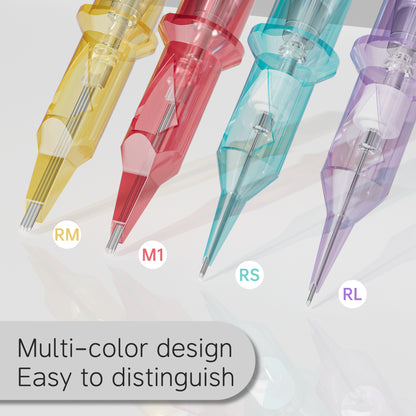 Tattoo Needle Cartridges - 20pc Round Liner | Neebol RHOMB