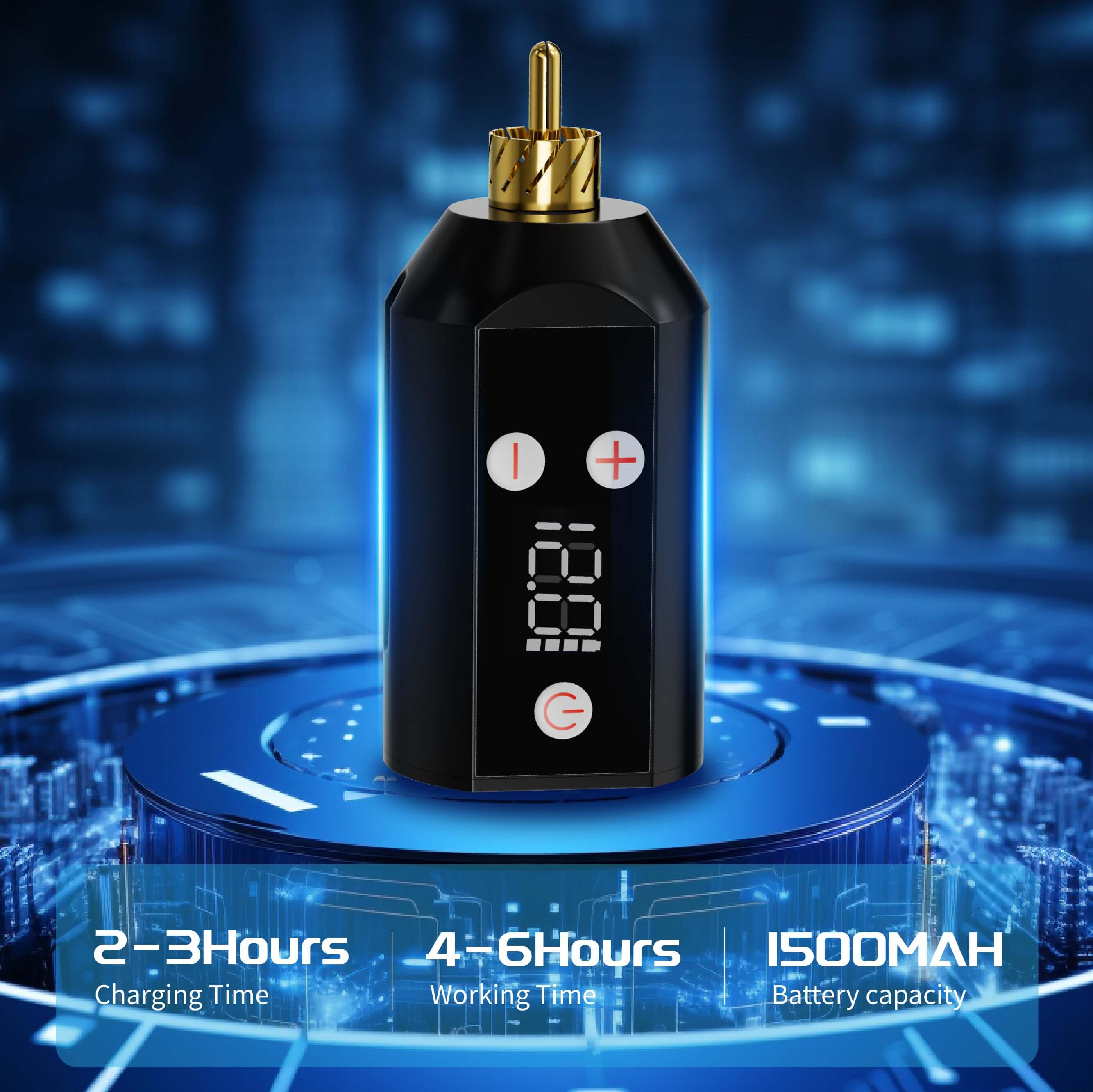 WX67 Wireless Tattoo Battery Power Supply, RCA - Neebol