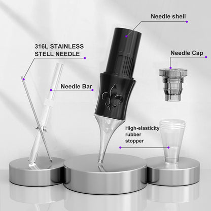 Neebol Tattoo Needle Cartridges - 0.3/0.35MM Round Liner | IRIS